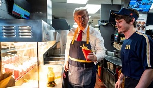 McDonald’s workers roast Trump over ‘insulting cosplay’ stunt at restaurant that failed health inspection